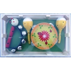 4 Piece Ladybird Music Set – White/Yellow 4 Piece Ladybird Music Set – White/Yellow